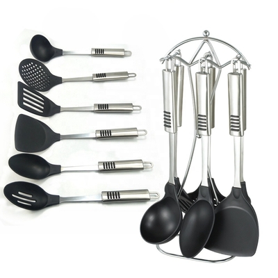 Appareils de cuisine en nylon avec support tournant et gadgets de cuisine multifonctionnels