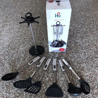 Appareils de cuisine en nylon avec support tournant et gadgets de cuisine multifonctionnels