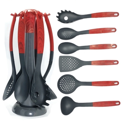 Accessoires d'ustensiles de cuisine flexibles Ensembles d'ustensiles de cuisine écologiques et résistants à la chaleur