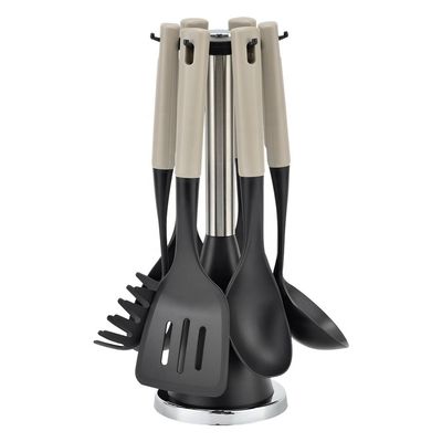 Utilisateurs de cuisine 7 pièces Utilisateurs de cuisine avec poignées de couleur Durable et résistant à la chaleur