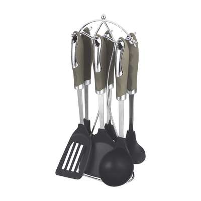 Ensembles d'outils de cuisine utilisés quotidiennement avec ensemble d'outils de cuisine à poignée ABS